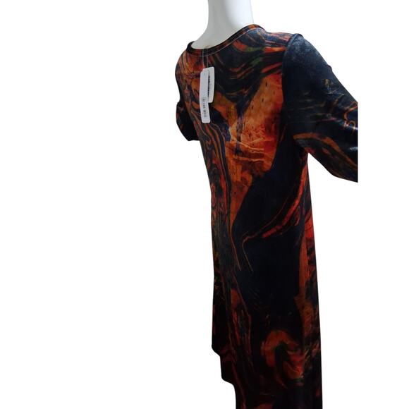 Soft Surroundings Whimsigoth Velvet Womens Large Santiago Art to Wear Maxi Dress - Picture 6 of 12